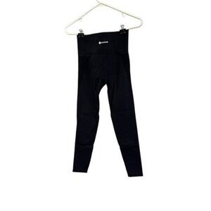 Lumivae Womens High Waisted Seamless Leggings Black Activewear Yoga Pants